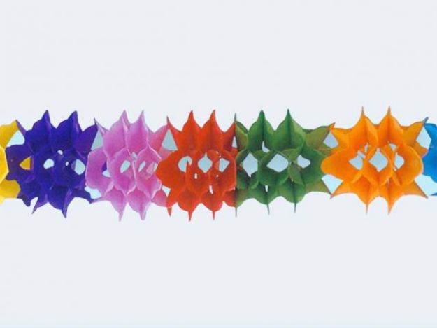 Bild von Papiergirlande 4M 14-17cm stückweise - Eine Verkaufseinheit = 1 Stück - 1831