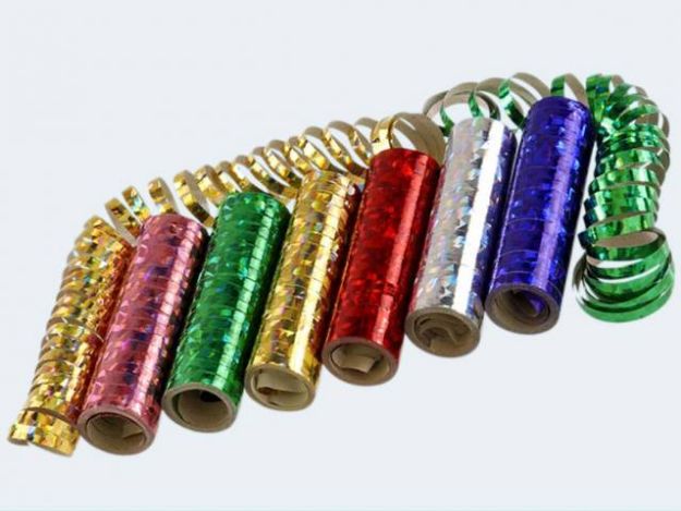 Bild von 18 Luftschlangen 7mm Holografie - 350308