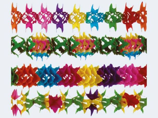 Bild von Girlanden 12cmx4m im Polybeutel schwer entflammbar - 1829