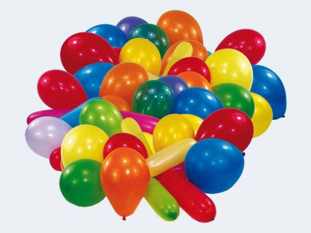 Bild von 50 Luftballons Formen & Farben  im Beutel - 9192
