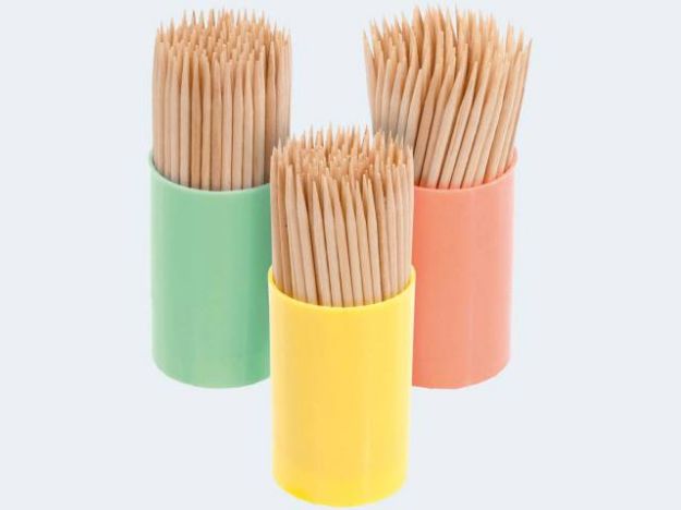 Bild von 3x150 Zahnstocher Holz - 550355