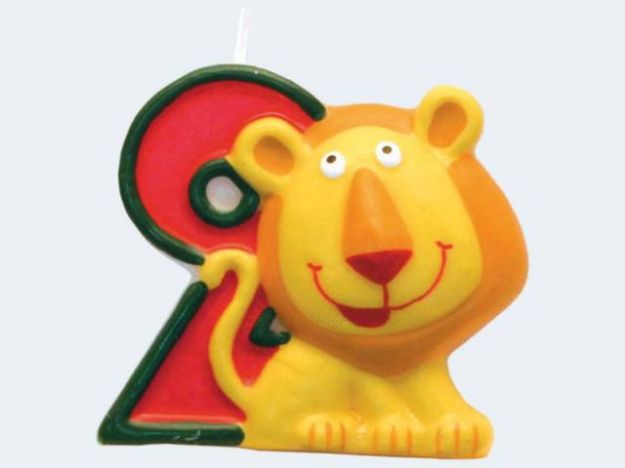 Bild von Zahlenkerze 2 Safari - 551792