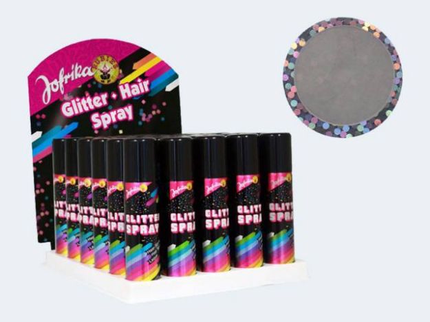 Bild von Haarspray glitter-silber 100ml - 706250