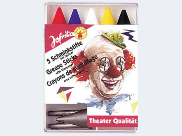 Bild von 5 Schminkstifte mit Spitzer - 707218