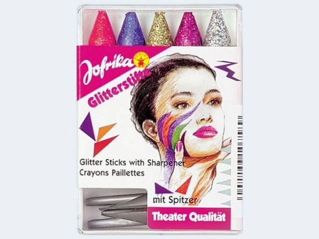 Bild von 5 Schminkstifte Glitter mit Spitzer - 710758