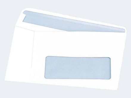 Zeige Details für 1000 Briefhüllen DIN Lang weiss 70g sk m Fenster - 227700 Bild von 1000 Briefhüllen DIN Lang weiss 70g sk m Fenster - 227700