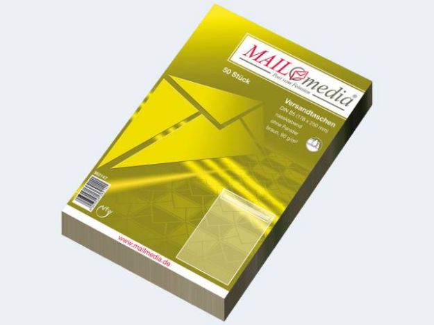 Bild von 50 Versandtaschen B5 braun 90g nk - 36214/7