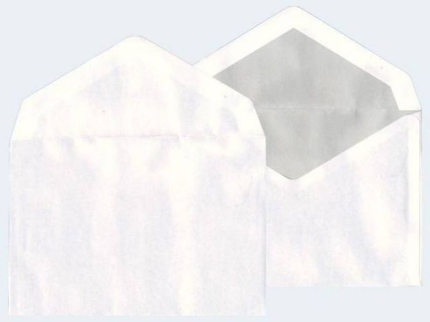 Bild von 25 Briefhüllen C6 weiss 80g nk gefüttert - 21150/0