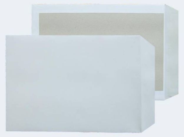 Bild von 5 Versandtaschen B4 weiss 120g hk m Papprückwand - 395130
