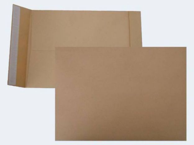 Bild von 5 Versandtaschen B4 braun 130g hk 40mm Falte - 30002521