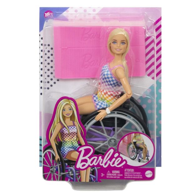 Bild von Mattel HJT13 Barbie Fashionistas + Wheelchair - Checkers