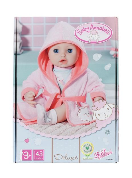 Bild von Zapf 703281 Baby Annabell Deluxe Badezeit 43 cm