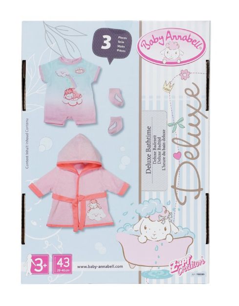 Bild von Zapf 703281 Baby Annabell Deluxe Badezeit 43 cm