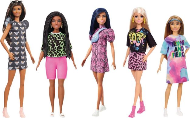 Bild von Mattel Barbie Fashionistas Puppen Sortiert - FBR37