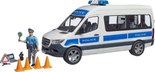 Bild von MB Sprinter Polizei Einsatzfahrzeug mit Polizist