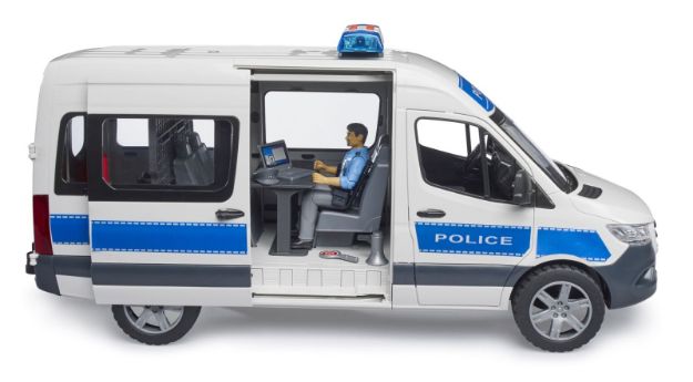Bild von MB Sprinter Polizei Einsatzfahrzeug mit Polizist