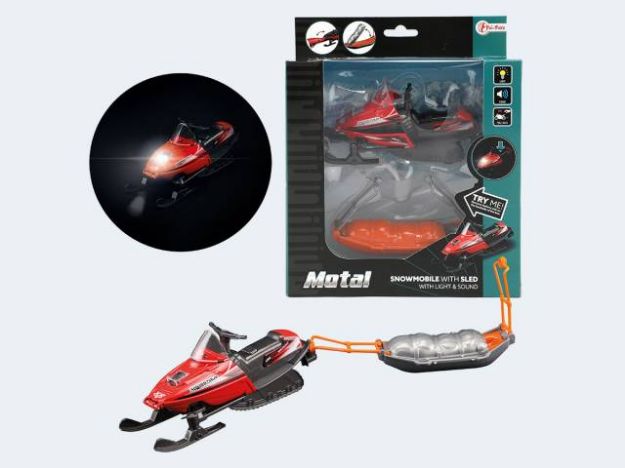 Bild von Schneescooter 14cm Rückzug Licht und Sound - 20145A