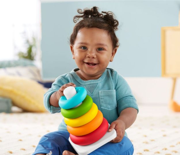 Bild von Mattel GRF09 Fisher-Price Eco Farbring Pyramide