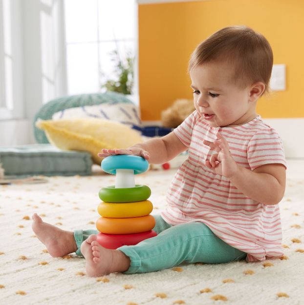 Bild von Mattel GRF09 Fisher-Price Eco Farbring Pyramide