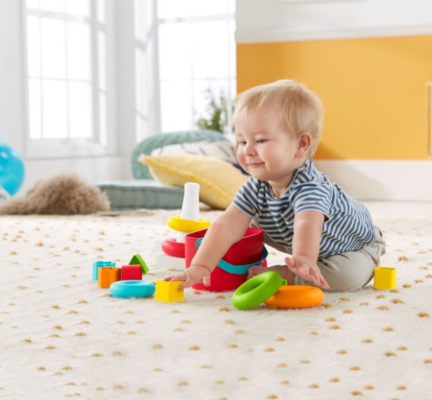 Bild von Mattel GRF09 Fisher-Price Eco Farbring Pyramide