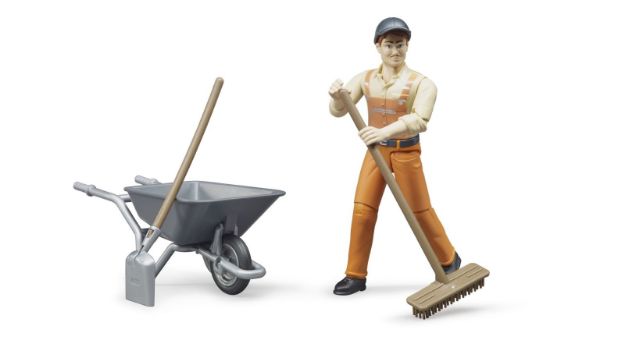 Bild von Bruder 62130 Figurenset Kommunalarbeiter