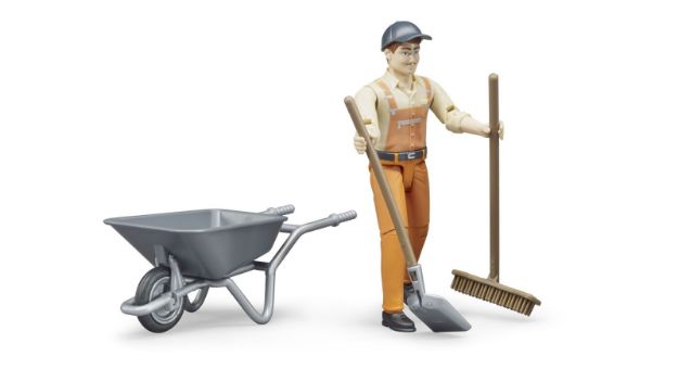Bild von Bruder 62130 Figurenset Kommunalarbeiter