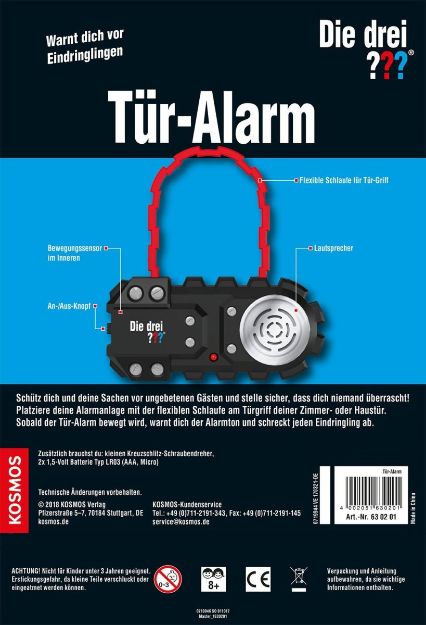 Bild von Die drei ??? Tür-Alarm - 630201