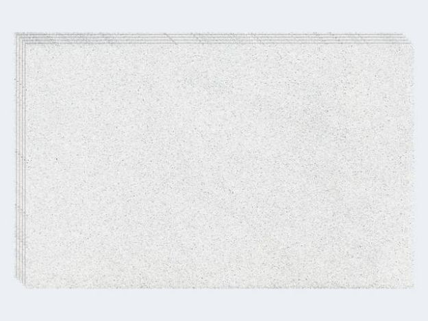 Bild von Moosgummi 20x29 10 Bogen 2mm weiss - 231000