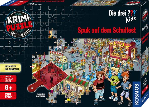 Bild von Kosmos Krimipuzzle ??? Kids 200 T. / Spuk auf dem Schulfest - 697983