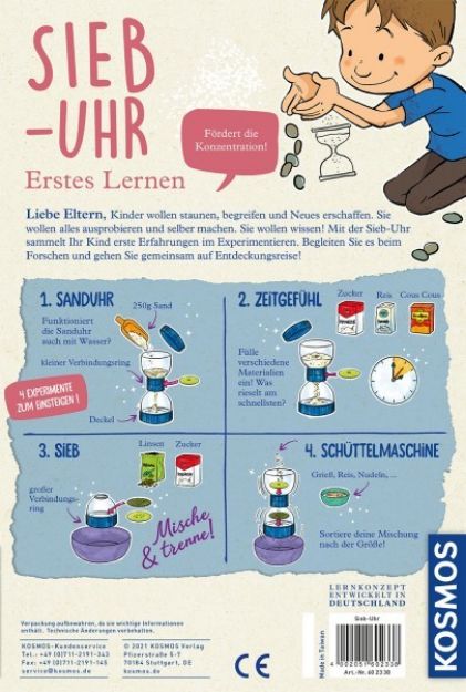 Bild von Erstes Lernen: Sieb-Uhr - 602338