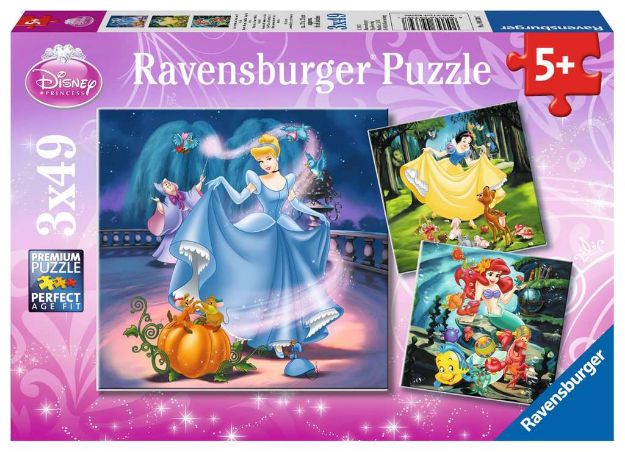Bild von Puzzle 3x49T Märchen Schn - 09339