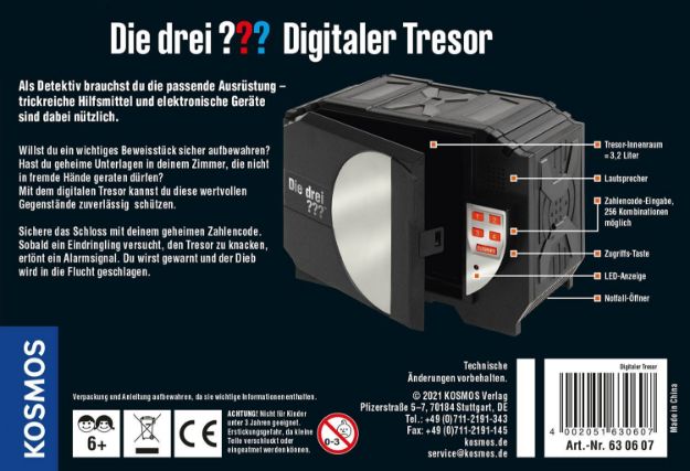 Bild von Kosmos Die drei ??? Digitaler Tresor - 630607