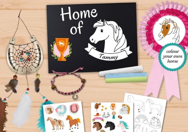 Bild von LENA Bastelbox Pferdeträume Traumfänger Armband - 42705