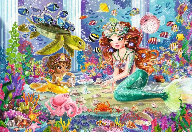 Bild von Puzzle 2x24T Zauberhafte Meerjungfrauen - 05147