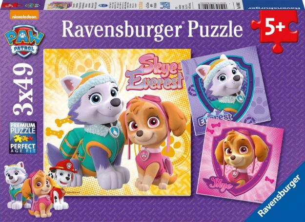 Bild von Ravensburger 08008 Puzzle: Bezaubernde Hundemädchen 3x49 Teile