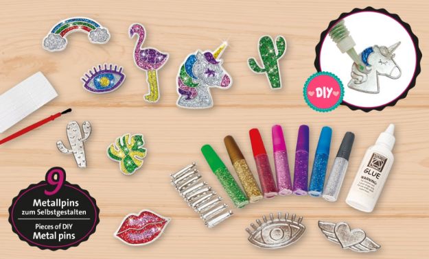 Bild von LENA Bastelbox Sparkling Pins - 42662