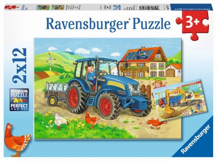 Zeige Details für Ravensburger 07550 Puzzle 2x12Teile  - 07616 Bild von Ravensburger 07550 Puzzle 2x12Teile  - 07616