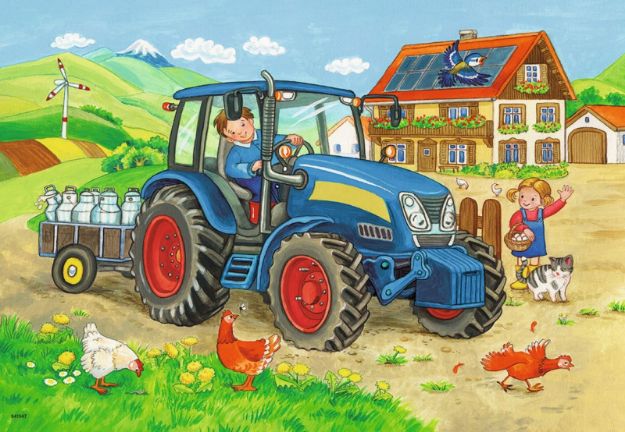 Bild von Ravensburger 07550 Puzzle 2x12Teile  - 07616