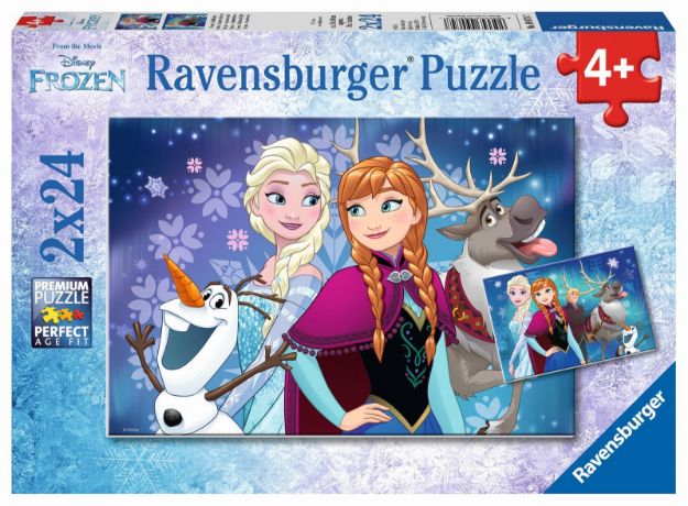 Bild von Puzzle 2x24T Nordlichter - 09074