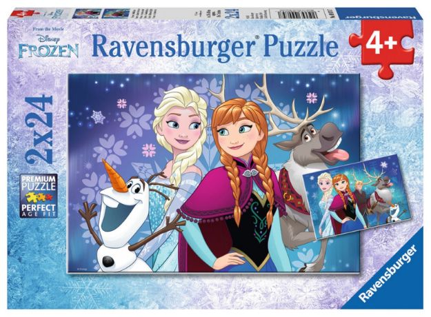 Bild von Puzzle 2x24T Nordlichter - 09074