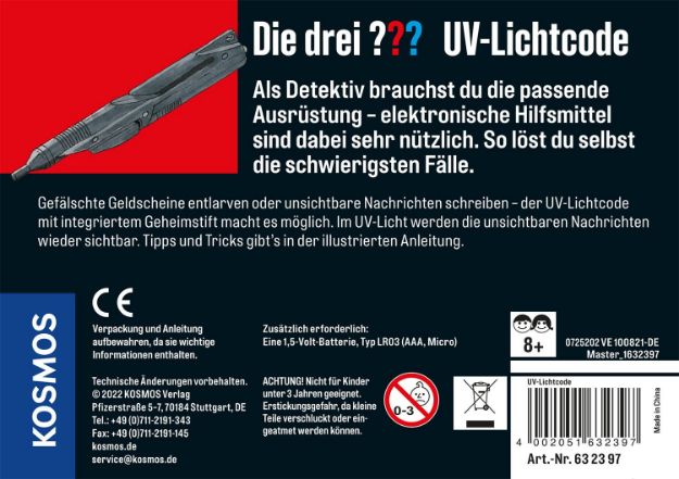 Bild von Die drei ??? UV-Lichtcode - 632397