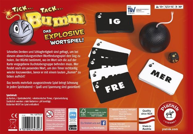 Bild von Piatnik 6475 Tick Tack Bumm - 647543