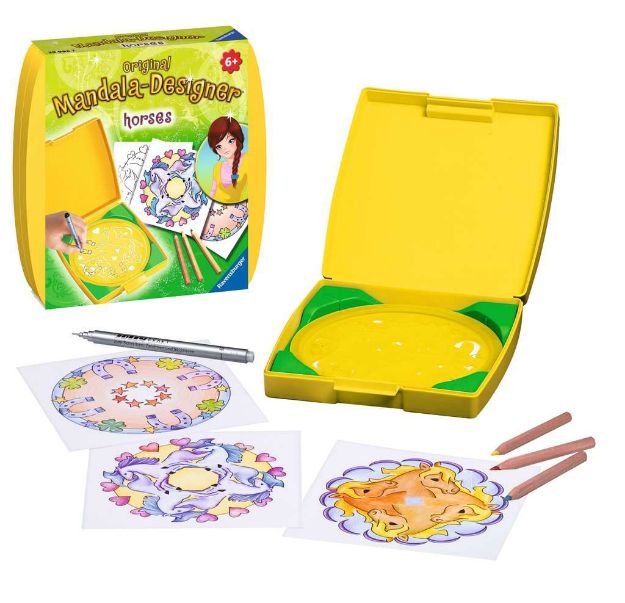 Bild von Mini Mandala-Desiger Horses - 29986