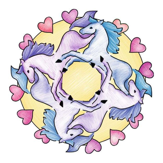 Bild von Mini Mandala-Desiger Horses - 29986