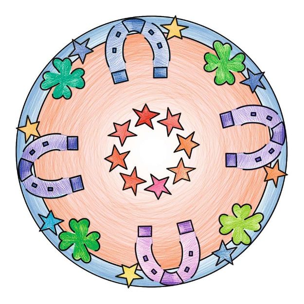 Bild von Mini Mandala-Desiger Horses - 29986
