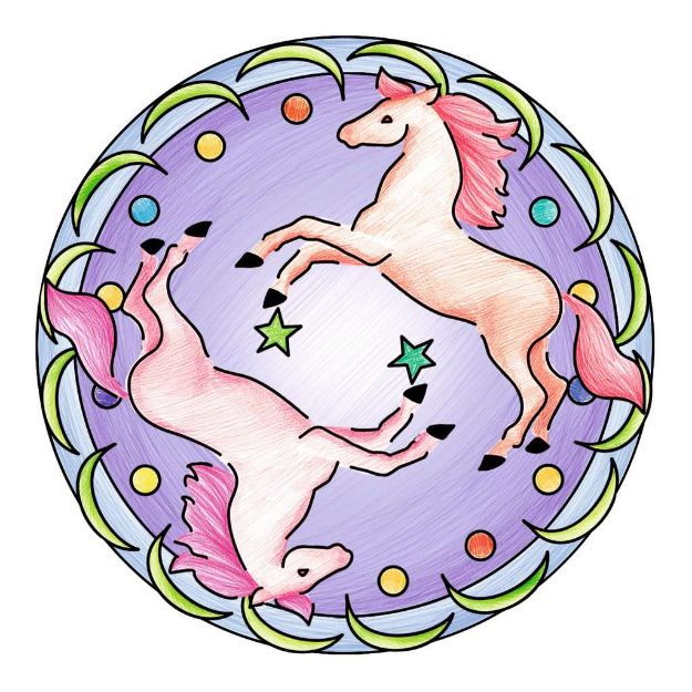 Bild von Mini Mandala-Desiger Horses - 29986