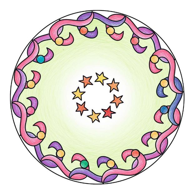 Bild von Mini Mandala-Desiger Horses - 29986