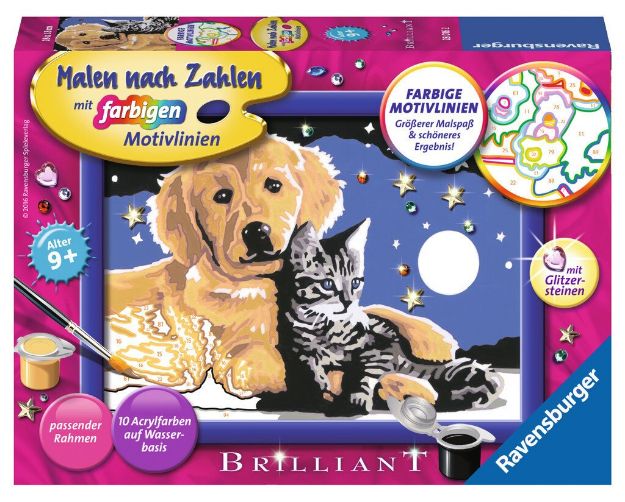 Bild von MnZ Funkelnder Sternenhimmel 13x18 m Rahmen - 28016