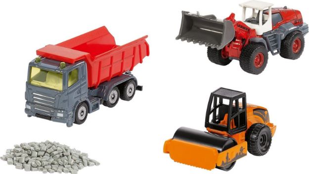 Bild von SIKU 6329 Geschenkset Straßenbau