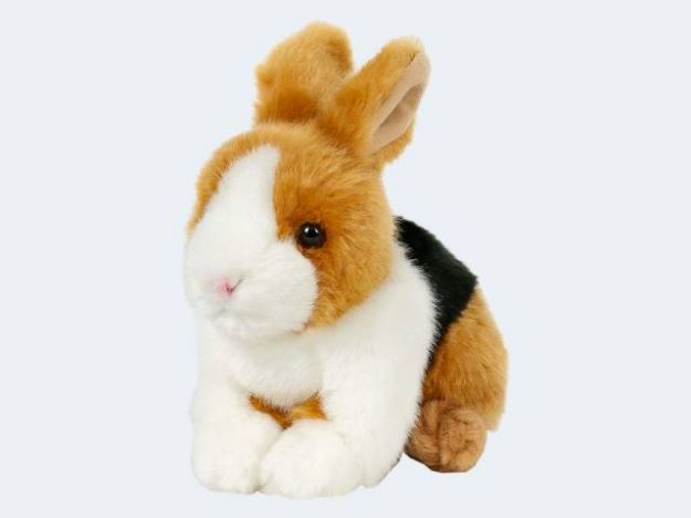 Bild von SEMO Hase braun-schwarz-weiß 15cm - RB-06SB009